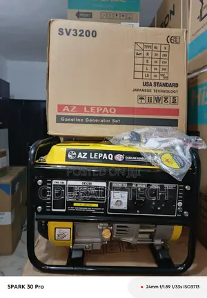 Lepaq 1.5kva Manual Generator Sv3200- Yellow