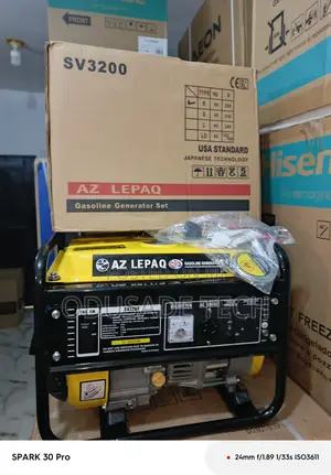 Lepaq Sv3200 Manual Start Generator 1.5kva/1.3kva