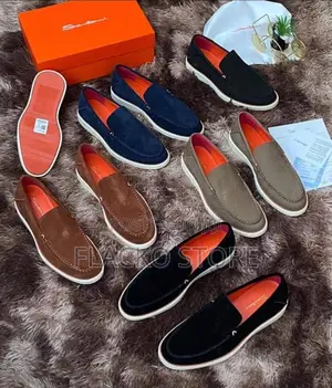 Original Santoni Suede Casual Sneakers