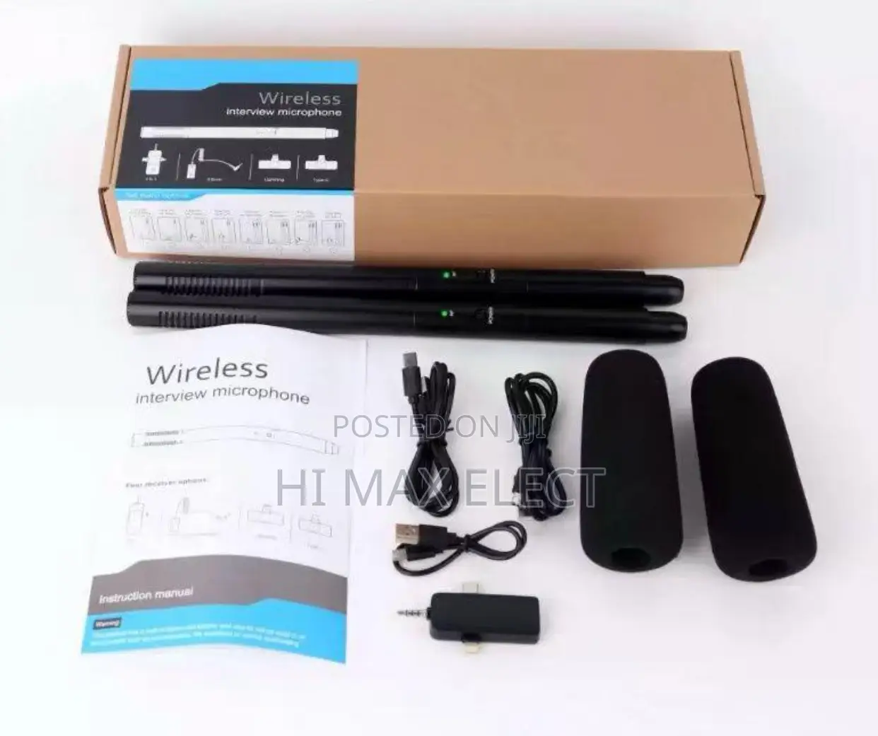 Double Wireless Interview Wireless Microphone