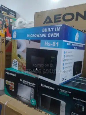 Homstar Microwave Oven 25 Liters – -Inbuil Kitchen Appliance
