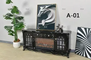 Quality Tv Console With Fireplace