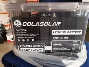 Cola Solar Lithium Gel Battery 3 KWH 280ah 12.8v