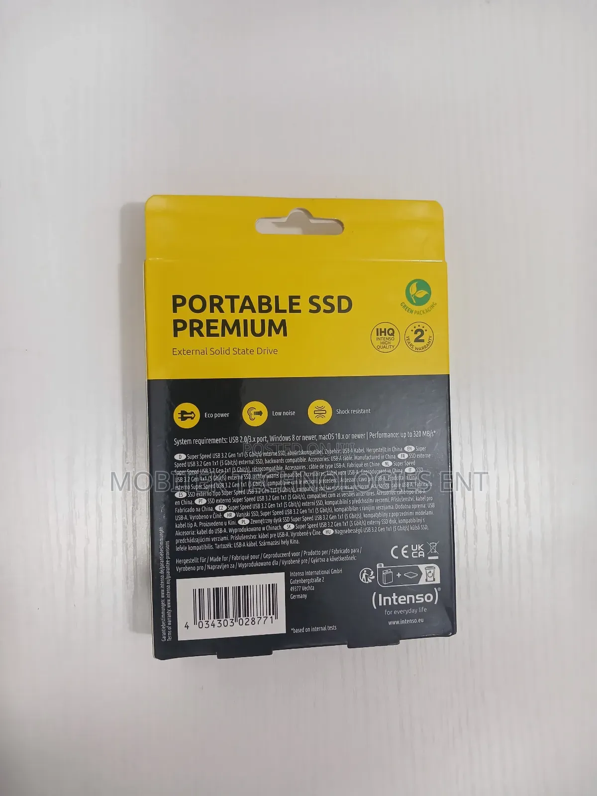 Intenso 1tb External Ssd Storage Solid Drive