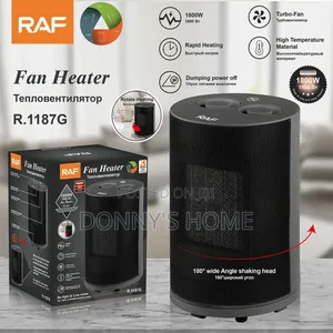 Raf Fan Heater Raf Fan Heater (R-1187g)
1800w Ceramic