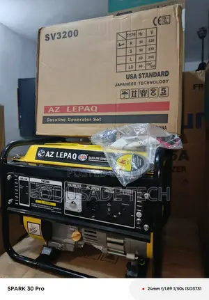 Brand New Sv3200 Elepaq Manual 1.5kva Generator