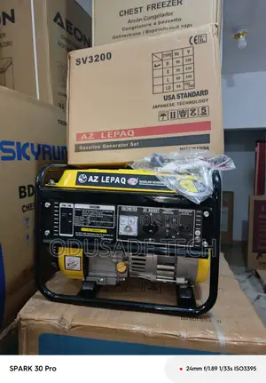 Brand New Sv3200 Elepaq Manual 1.5kva Generator