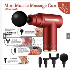 Handheld Fascia Massage Gun Muscle Relaxation With 4 Heads
