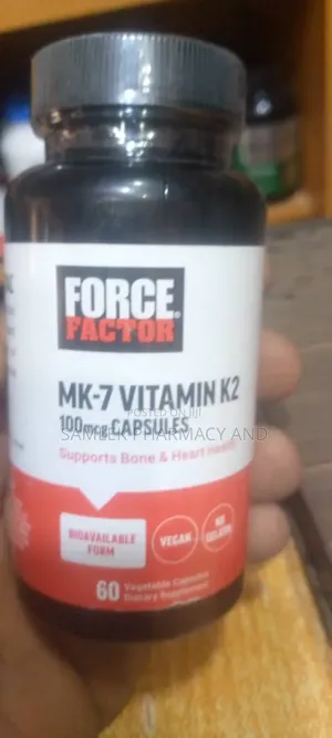 Force Factor Mk-7 Vitamin K2 100mcg, 60vegcaps