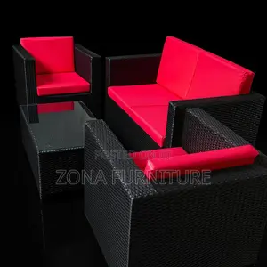 Seven Seater’S Outdoor Chairs With Cushions