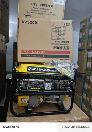 Lepaq 1.5kva Generator(Sv3200)With Less Noise Yelllow