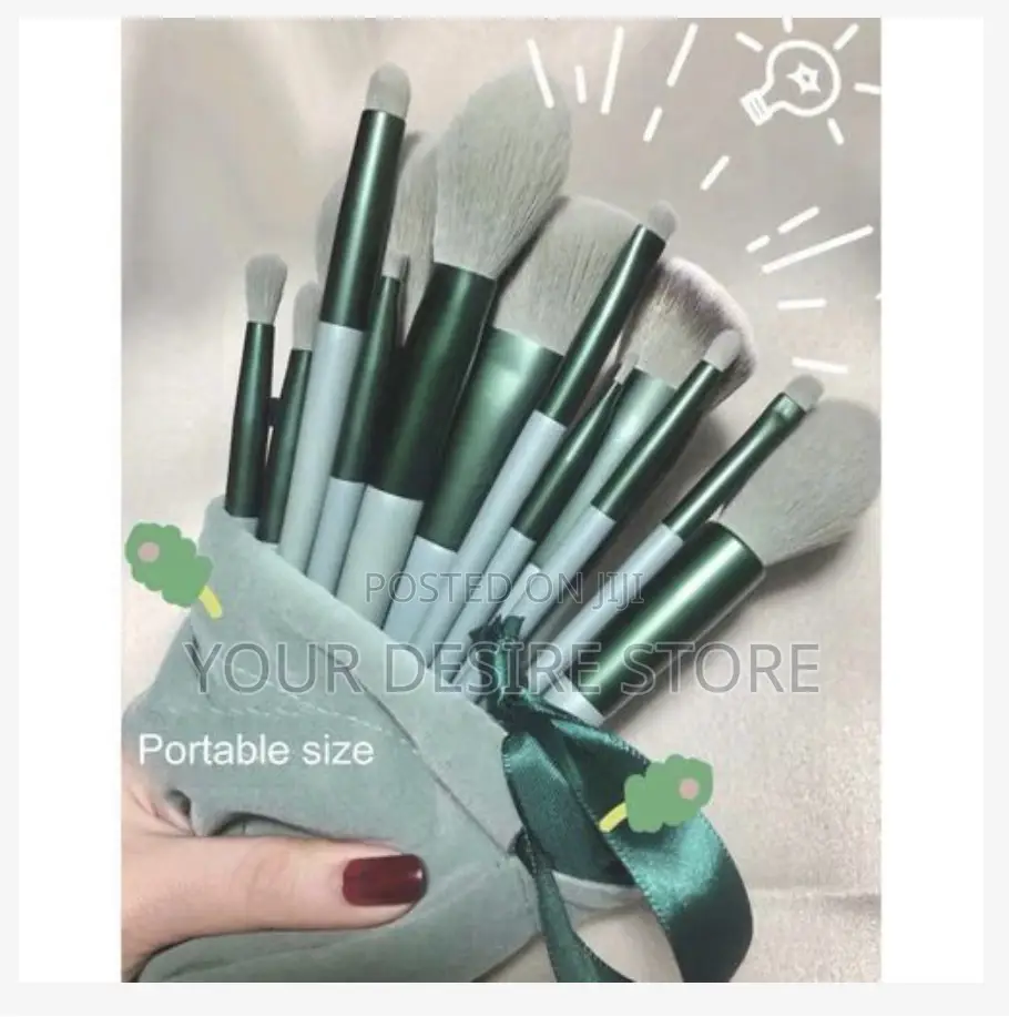 13pcs Makeup Brush Kit With Storage Bag Eyeshadow Eyebrow