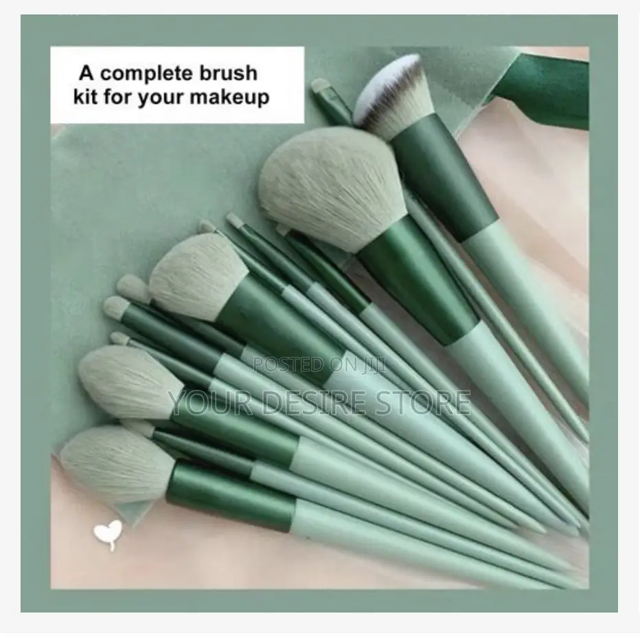 13pcs Makeup Brush Kit With Storage Bag Eyeshadow Eyebrow