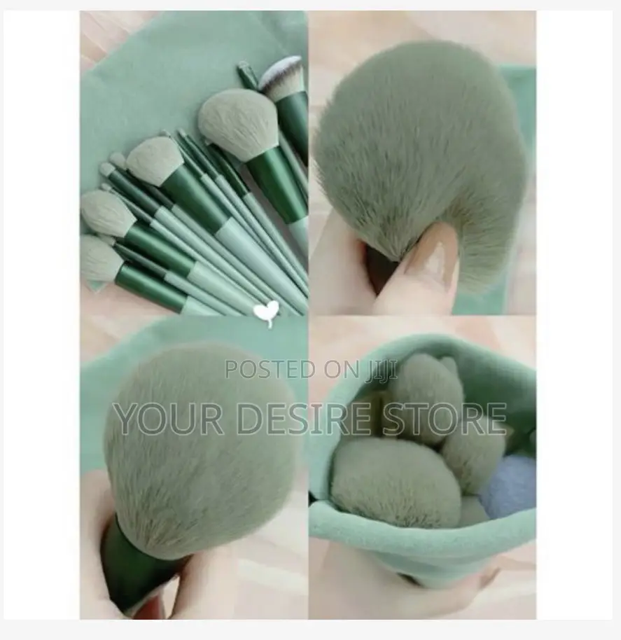 13pcs Makeup Brush Kit With Storage Bag Eyeshadow Eyebrow