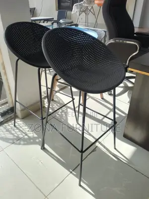 High Bar Stool Black