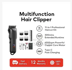 Itel Professional Hair Clipper Type-C Port Barber Wrap