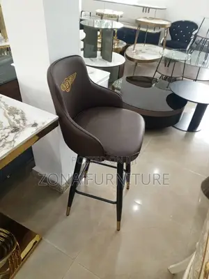 Luxury High Bar Stool Brown