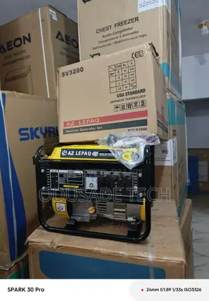 Yellow Tank Less Noise Lepaq Generator With 1.5kva (Sv2200)