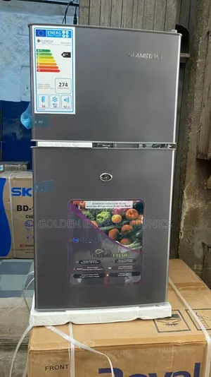 Glamstar Double Door Table Top Fridge