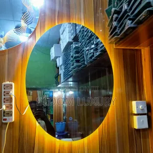 Oval Shape Led Mirror 3 Color Light