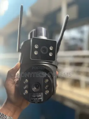 New Ubox Dual Lens Camera Solar PTZ 
