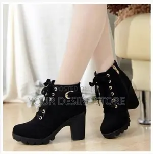 2022 Womens Casual Shoes High Heels - Black