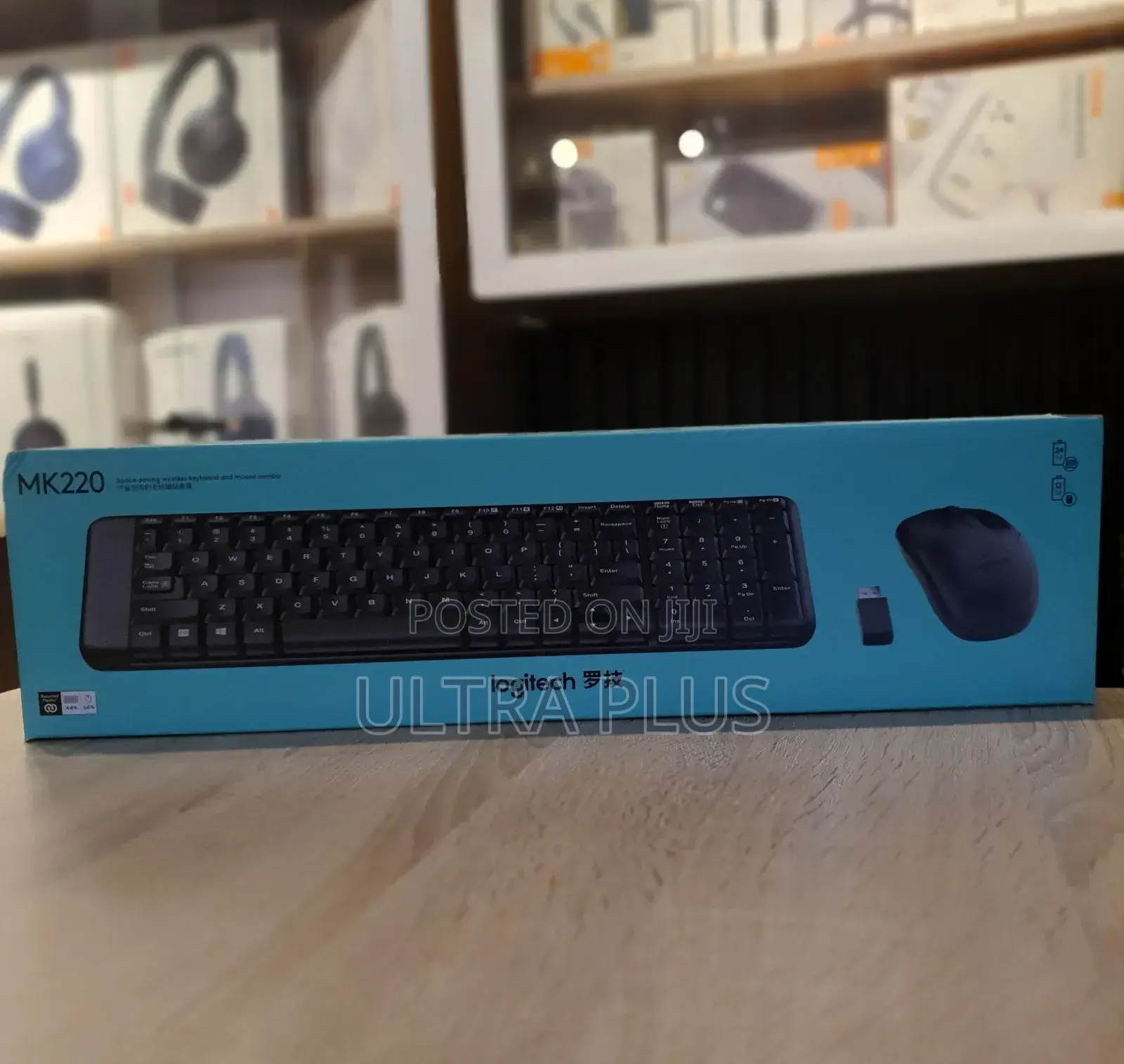 Logitech Mk220 Wireless Keyboard Mouse