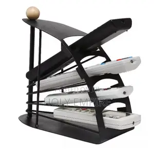 Remote Control Organizer Box-4-Compartment Iron Storage Rack
