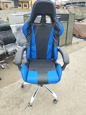 Gaming Chair Recline (Blue)