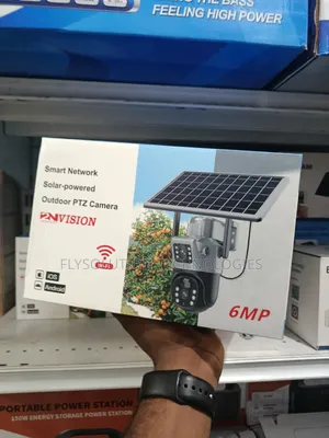 Smart Wifi Solar-Powered Dual Lens Outdoor PTZ V380 Camera