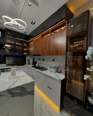 Luxury Kitchen Cabinet With Island by Oluwaseun Furniture