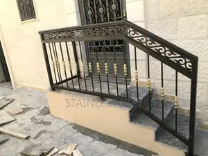 :
 Mild Steel Handrail With Gold