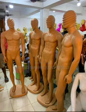 High Quality Male Spider Head Plastic Mannequin