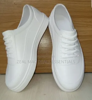 Unisex White Rubber Sneakers