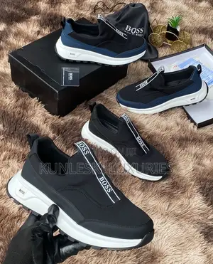 Original Hugo Boss Laceless Sneakers in 2 Color-Ways