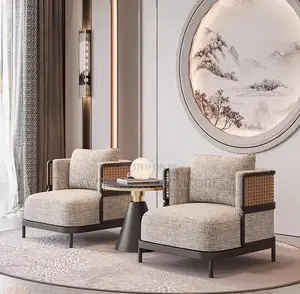 New Modern Luxury Fabric(Single)Sofa Chair