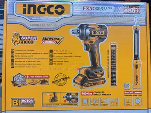 Ingco 20v Cordless 2-piece Combo Kit