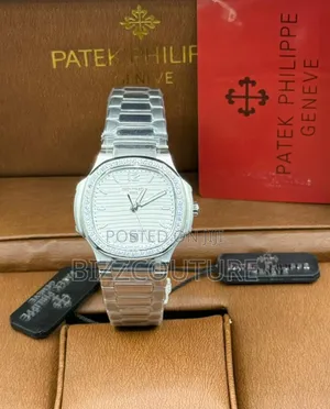 Original Patek Philippe Silver Stainless Steel Watch Instore