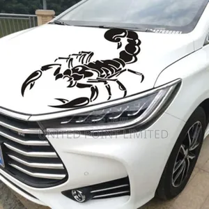 Scorpion Black Car Body Sticker