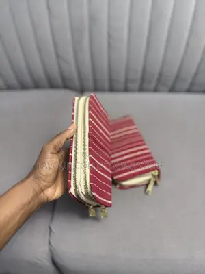 Handmade Aso Oke Double Zipper Wallet