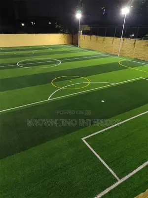 Artificial Turf Grass for Football Pitch Double Color Design