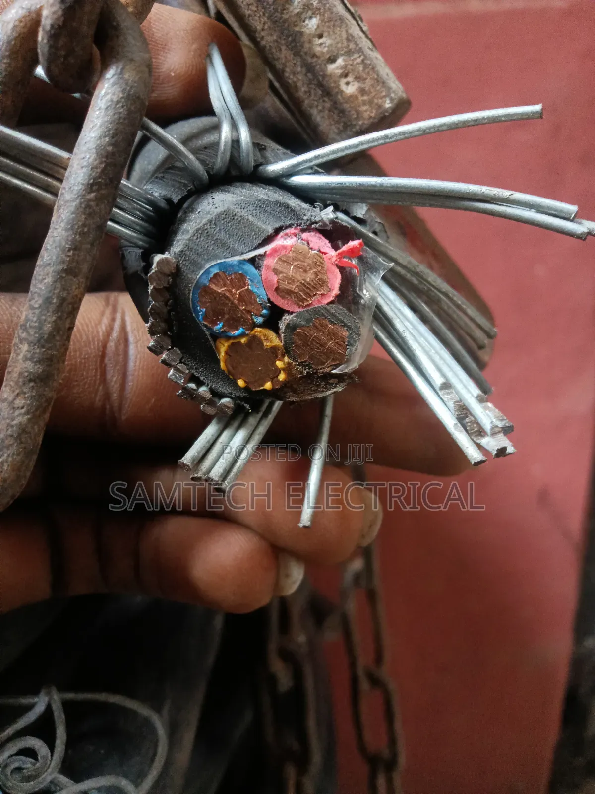 25mm* 4core Armoured Cable