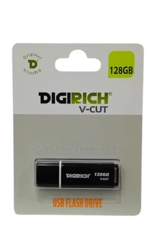Digirich v-Cut Flash Drive 128gb Black