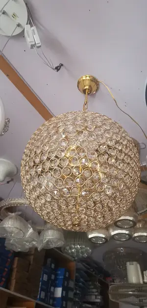 Modern Round Ball Iron Chandelier 15cm Diameter E27 Led Lamp