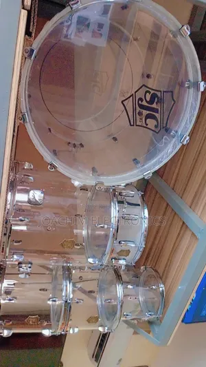 Original Sjc 2 Floor Tom 7 Set Transparent Professional Drum