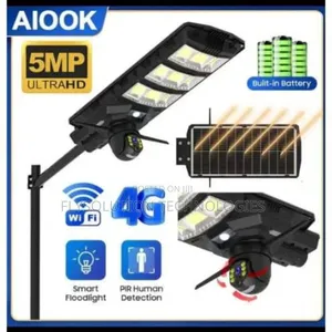Crossfire Solar Street Light With 4g/5g Camera