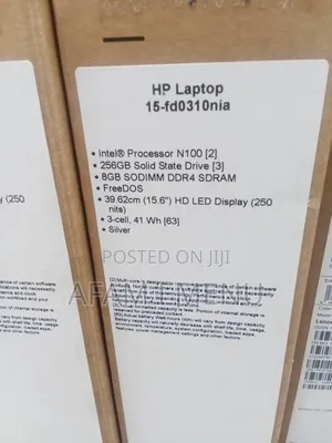 New Laptop HP 15 8GB Intel Celeron SSD 256GB