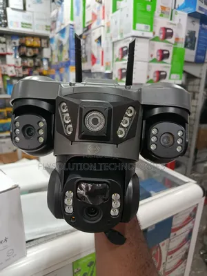 3 Lens Solar Powered V380 Pro 4g PTZ Security Camera