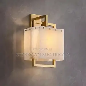 Luxury Gold Natural Marble Chandelier Living Room