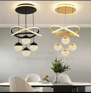 3 Color Changing Chandelier for Living Room and Bedroom